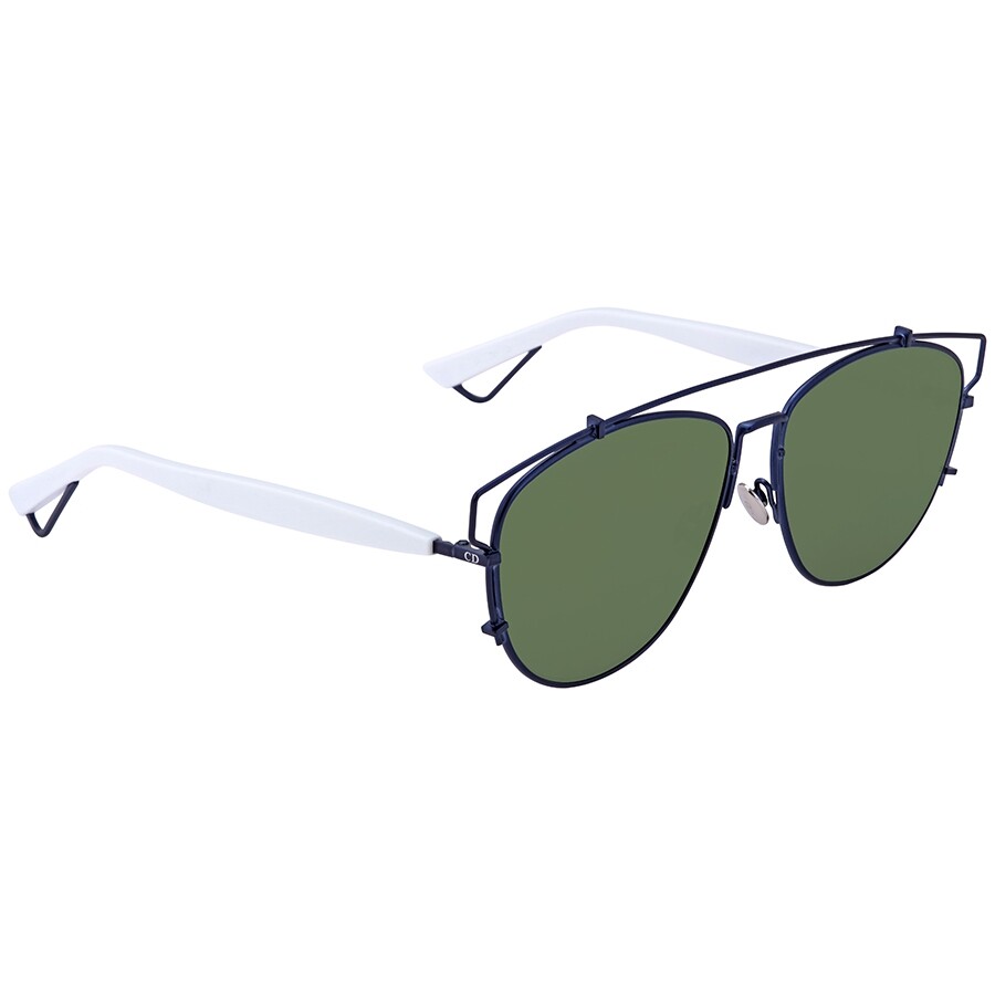 Dior Technologic Green Mirror Pilot Ladies Sunglasses DIORTECHNOLOGIC