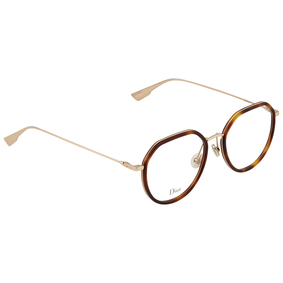 Dior Unisex Brown Round Eyeglass Frames Stellair09 02ik 52 Stellair09 02ik 52 Jomashop