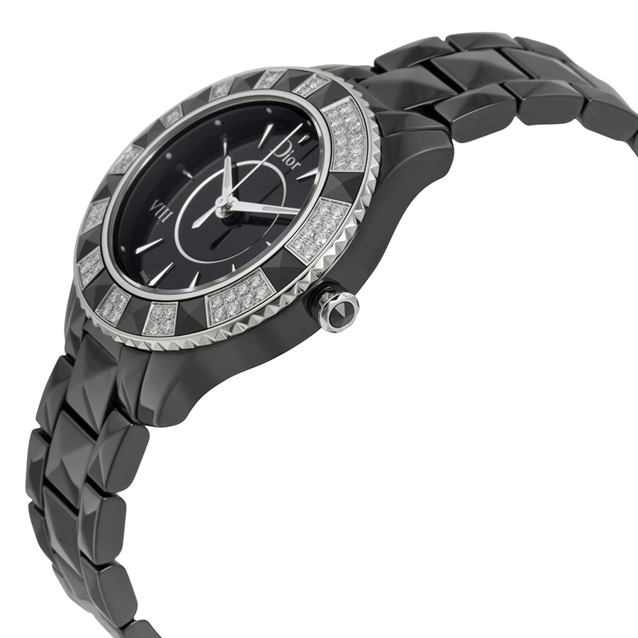 dior watch black ceramic