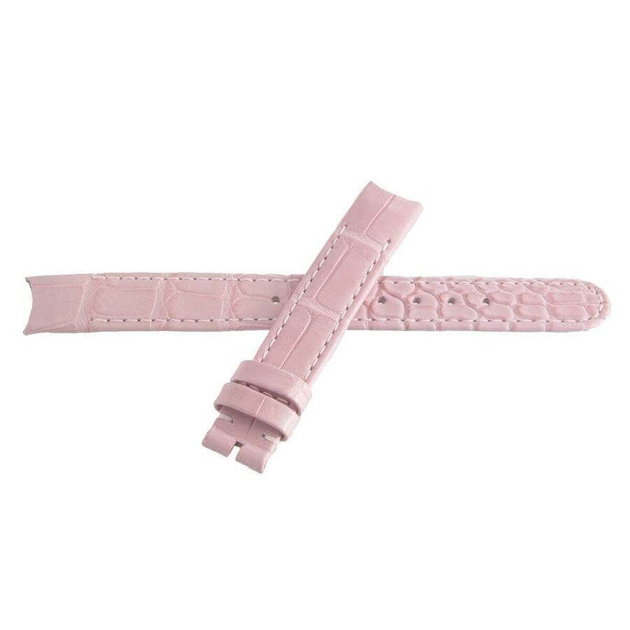 Dior Women's 13mm x 13mm Pink Alligator Leather Watch Band 04011