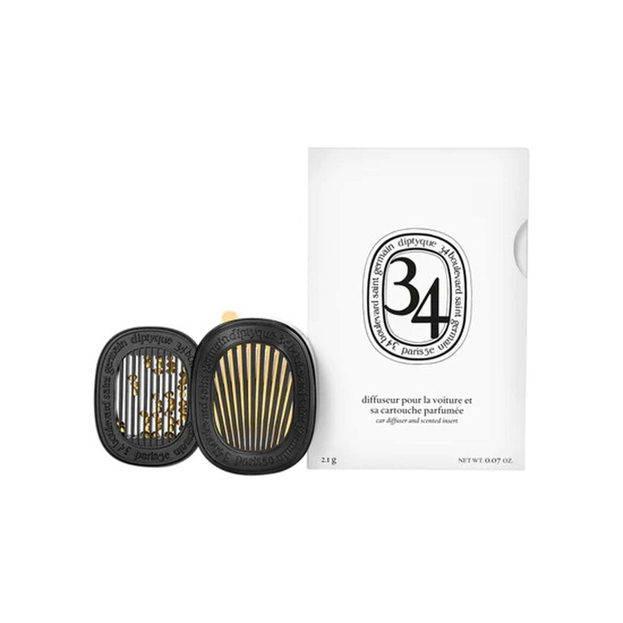 Diptyque Car Diffuser with 34 Insert 0.07 oz Fragrances 3700431418395 Fragrances & Beauty, Car
