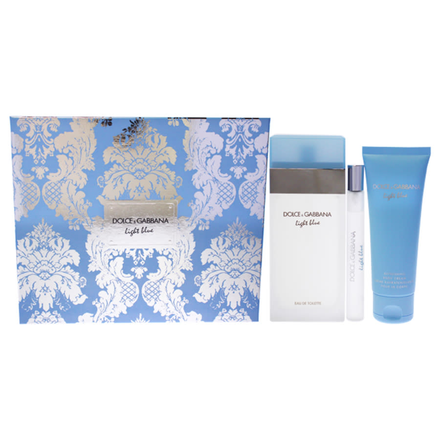 dolce & gabbana light blue trio set