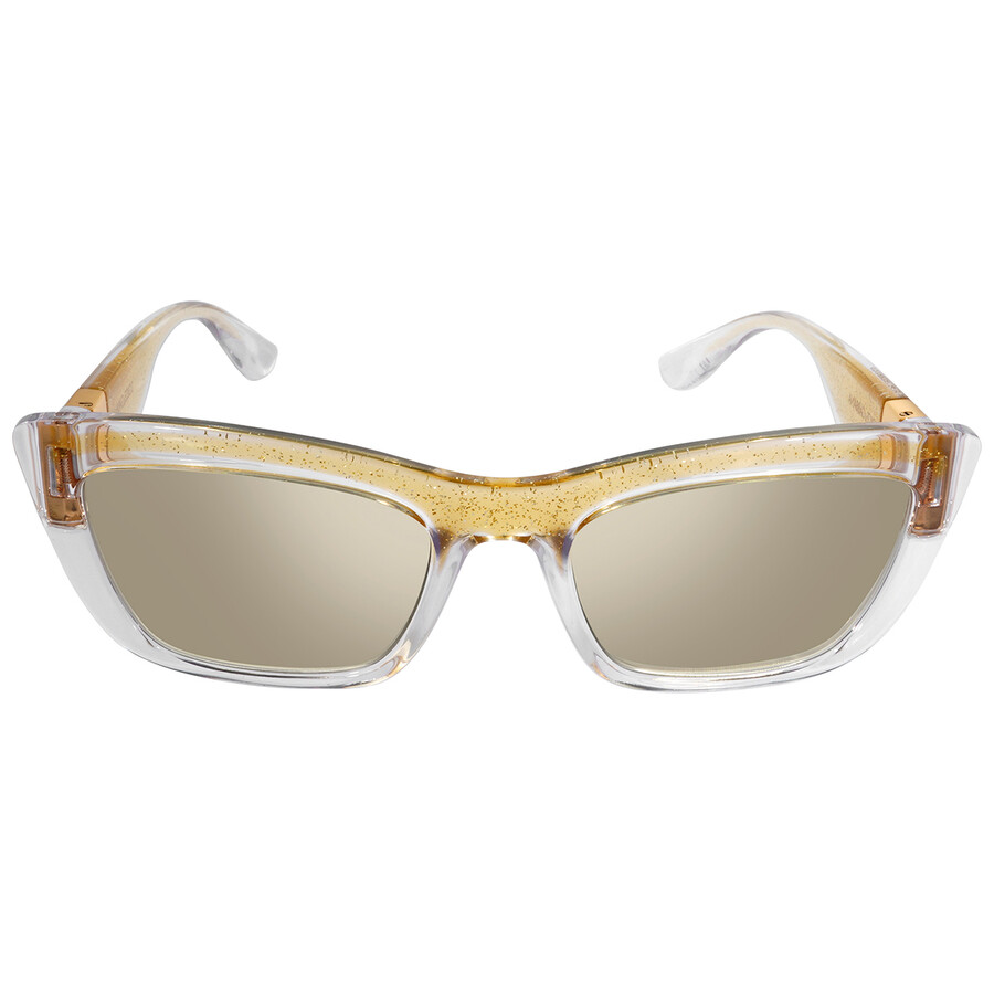 Dolce & Gabbana Yellow Mirror Rectangular Ladies Sunglasses DG6171