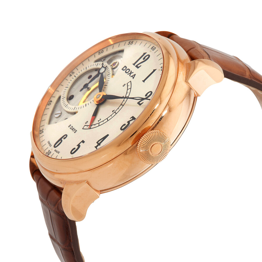 Doxa 8 Days Hand Wind Men's Watch 125.90.025SK.02 Watches, 8 Days