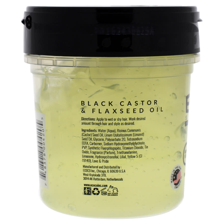 Ecoco Eco Shine Gel Black Castor and Flaxseed by Ecoco for Unisex 8