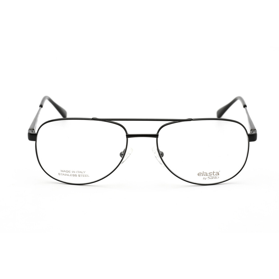 Elasta Men's Grey Rectangular Eyeglass Frames 711509LW0058 762753571793