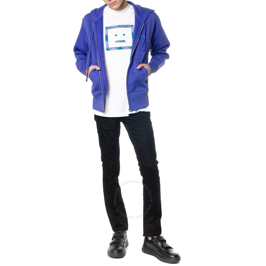 Acne Studios Electric Blue Hoodie CI0001AAKFerrisZipFaceAAK Apparel