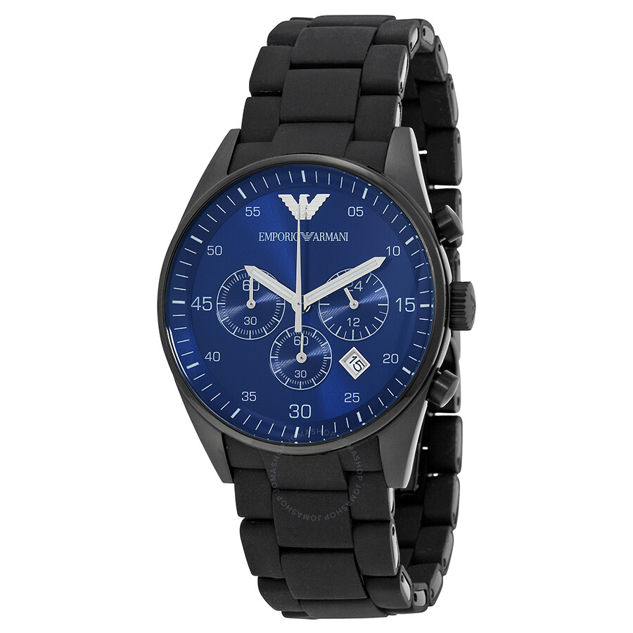 armani blue watch