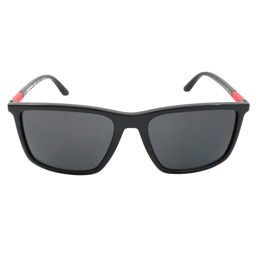 Emporio Armani Dark Gray Rectangular Men #39 s Sunglasses EA4161 501787 57