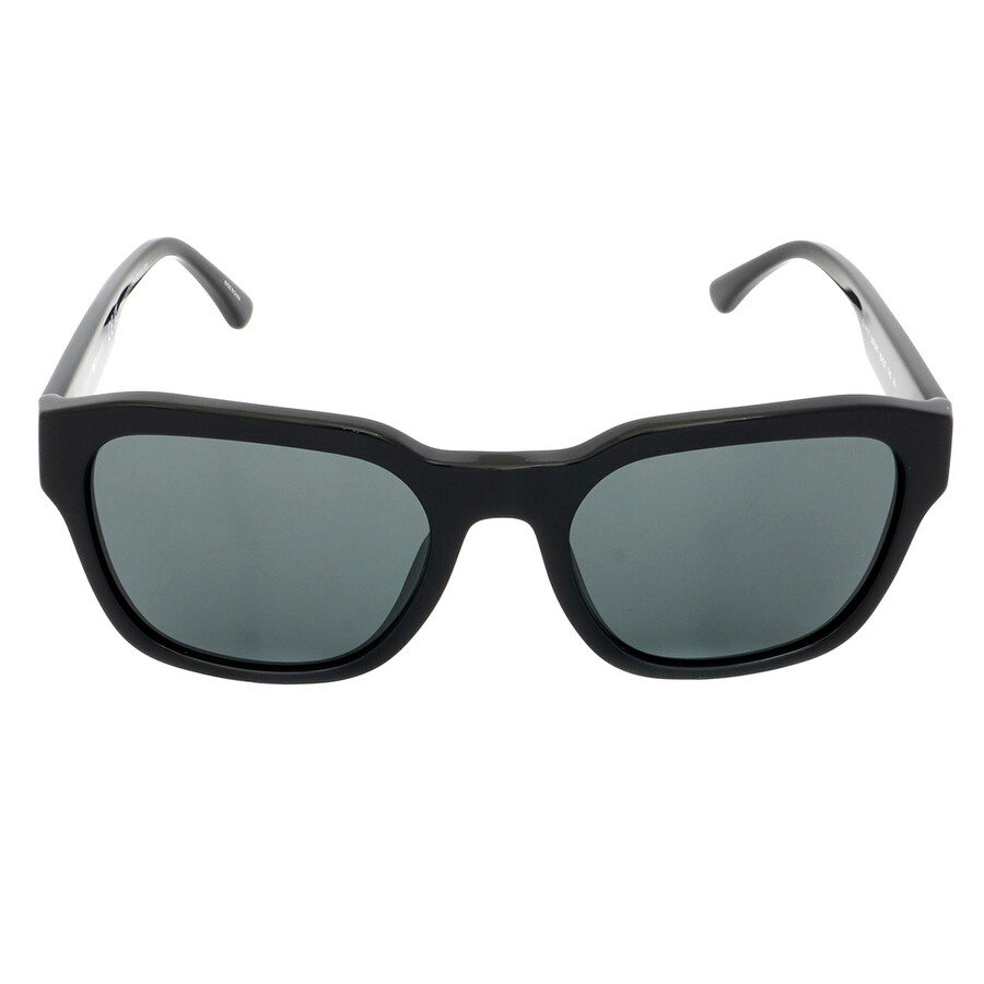 Emporio Armani Dark Grey Square Men's Sunglasses EA4175 587587 55