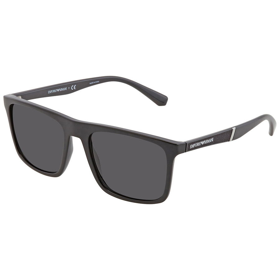 Emporio Armani Grey Square Men #39 s Sunglasses EA4097 501787 56
