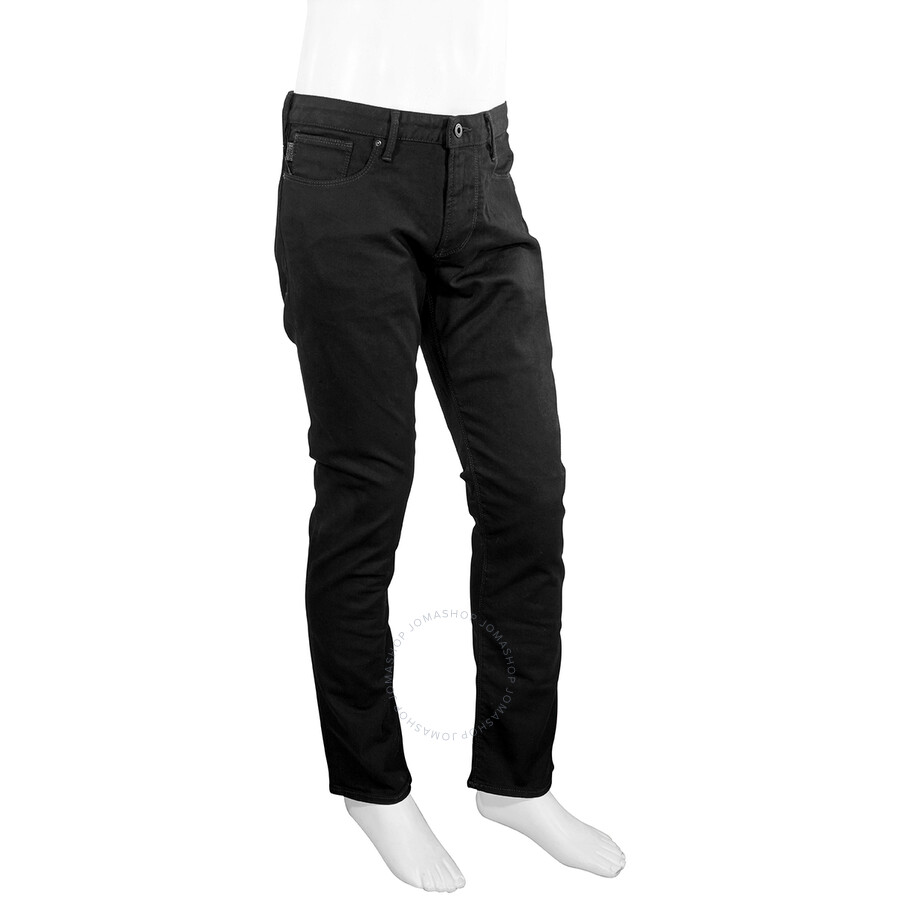 armani j06 jeans black