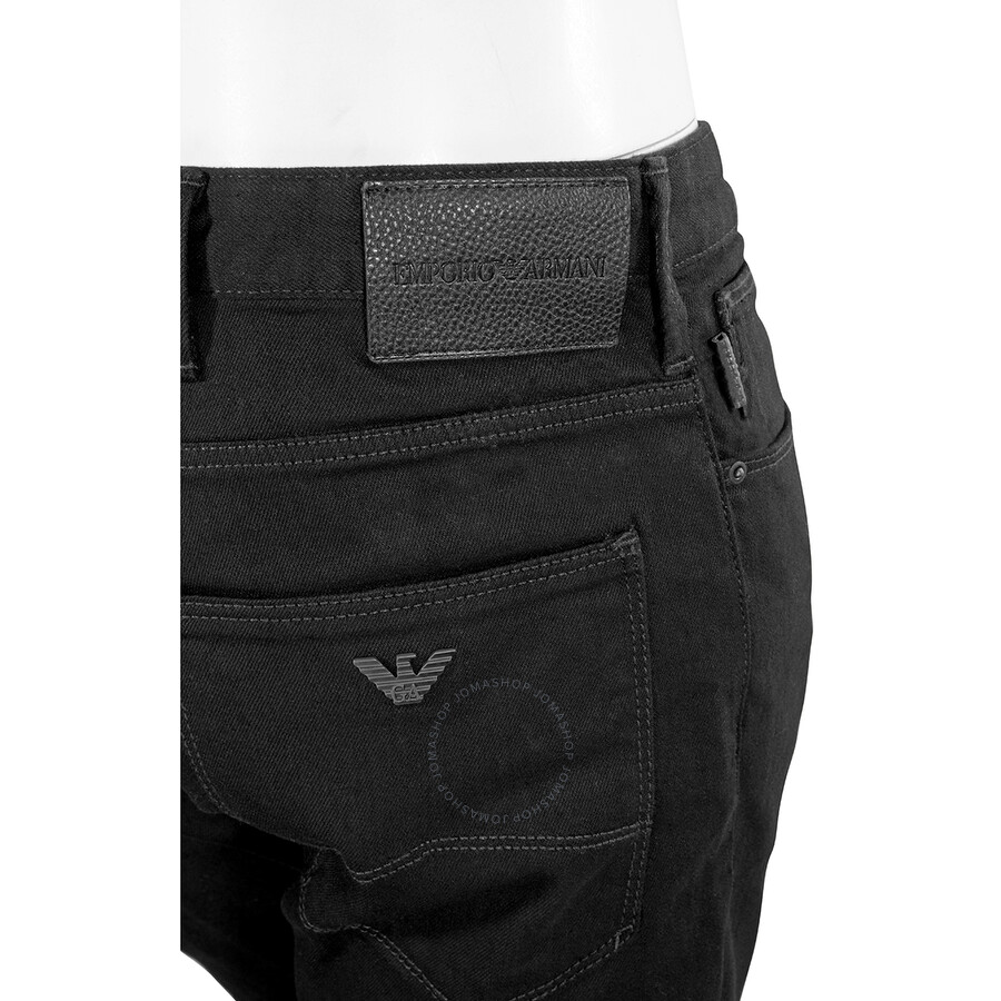 armani j06 jeans black
