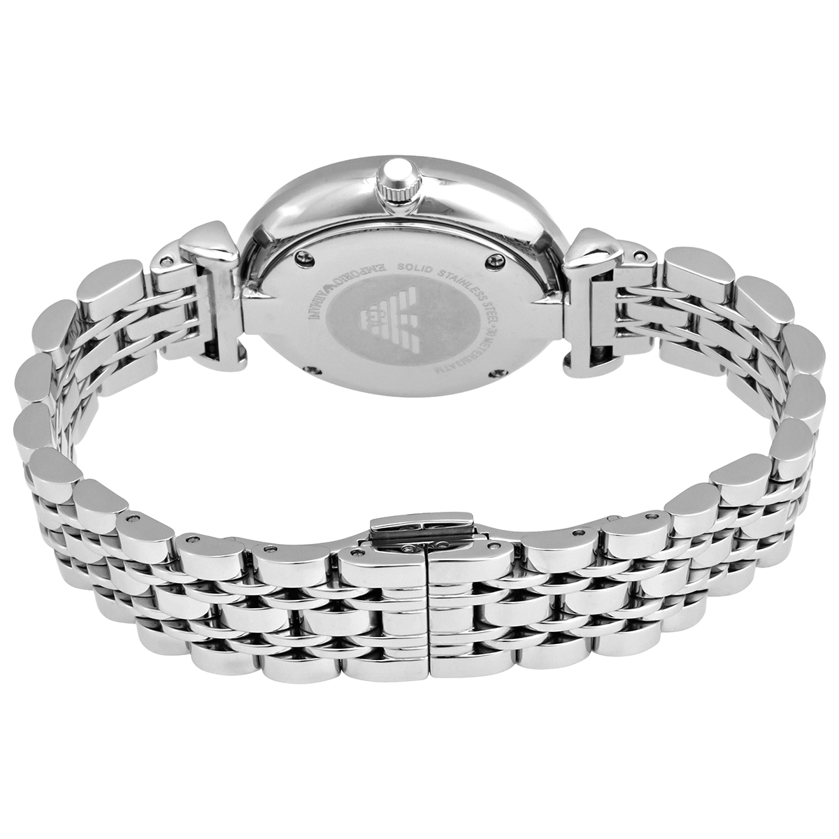 Emporio Armani Quartz White Marble Dial Ladies Watch AR11170 723763274012 -  Watches - Jomashop