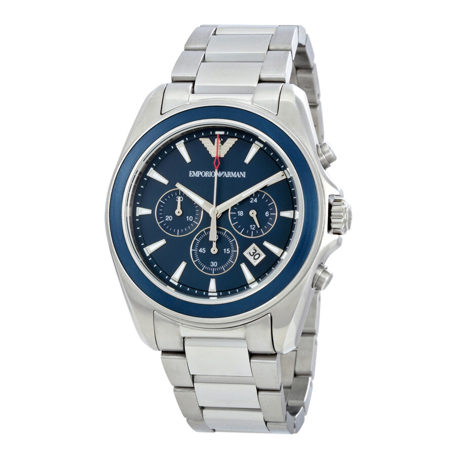 Emporio Armani Sport Chronohgraph Blue Dial Men's Watch AR6091 723763240468  - Watches - Jomashop
