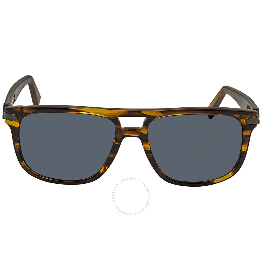 Ermenegildo Zegna Blue Square Sunglasses EZ0042 46V 57 664689743216