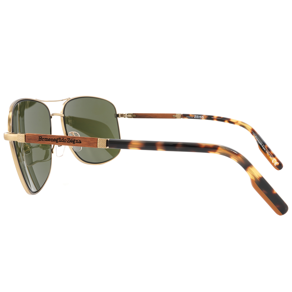 Ermenegildo Zegna Green Navigator Men's Sunglasses EZ0176 34N 66