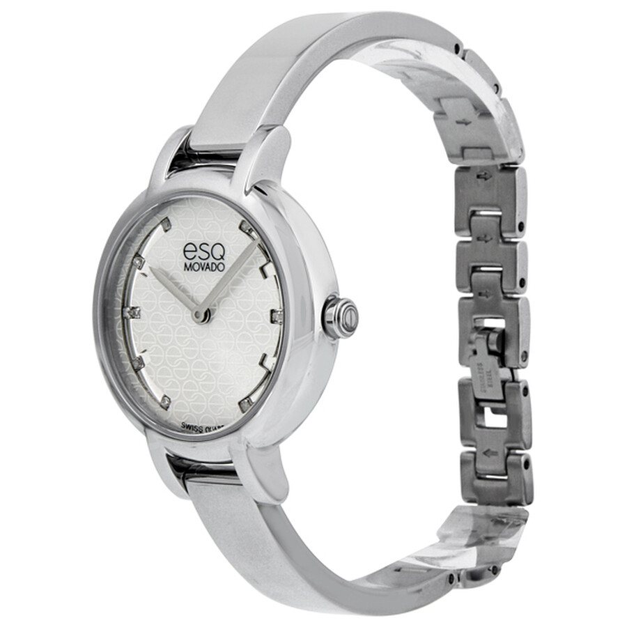 Esq By Movado Contempo Diamond Mother of Pearl Dial Ladies Watch