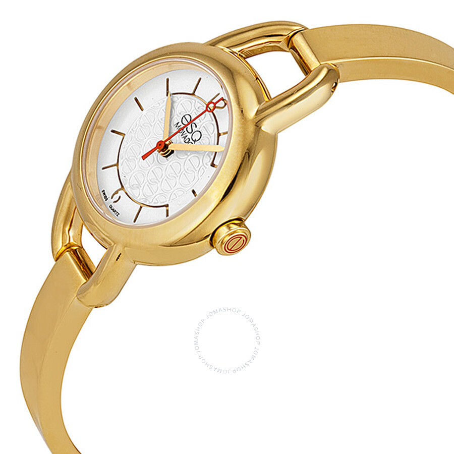 Esq By Movado ESQ Status Silver Dial Yellow Gold IP Stainless Steel