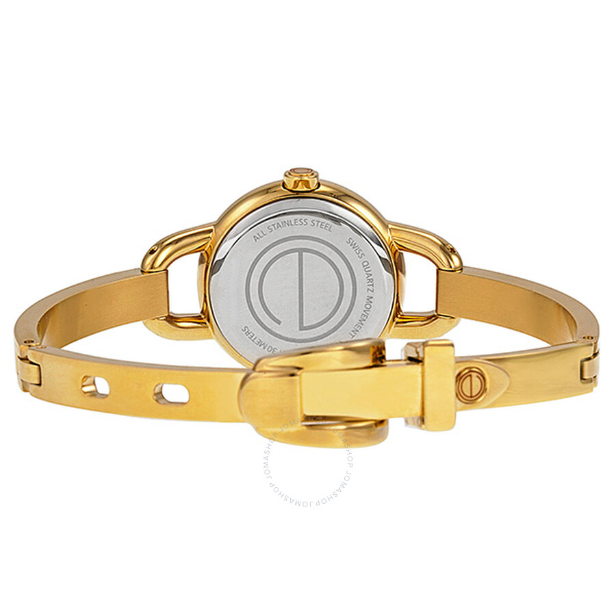 Esq By Movado ESQ Status Silver Dial Yellow Gold IP Stainless Steel