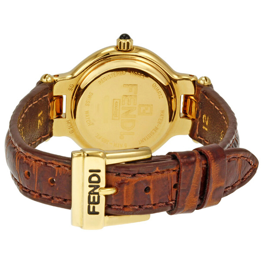 fendi leather watch