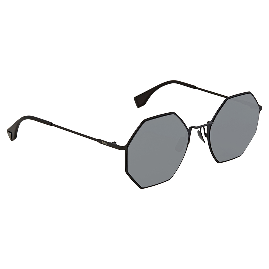 Fendi Eyeline Grey Mirror Round Sunglasses Ff 0292 S 807 T4 53 Ff 0292 S 807 T4 53 Sunglasses Fendi Jomashop