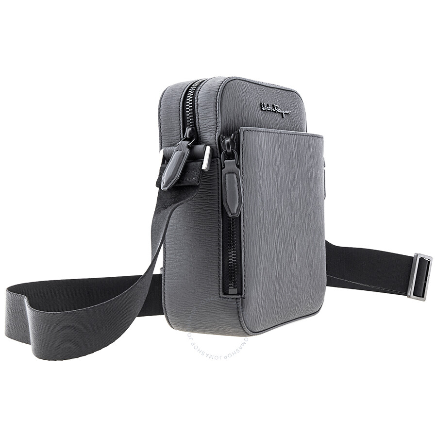 Ferragamo Men's Leather Crossbody Bag 24A106 713046 8057453005146