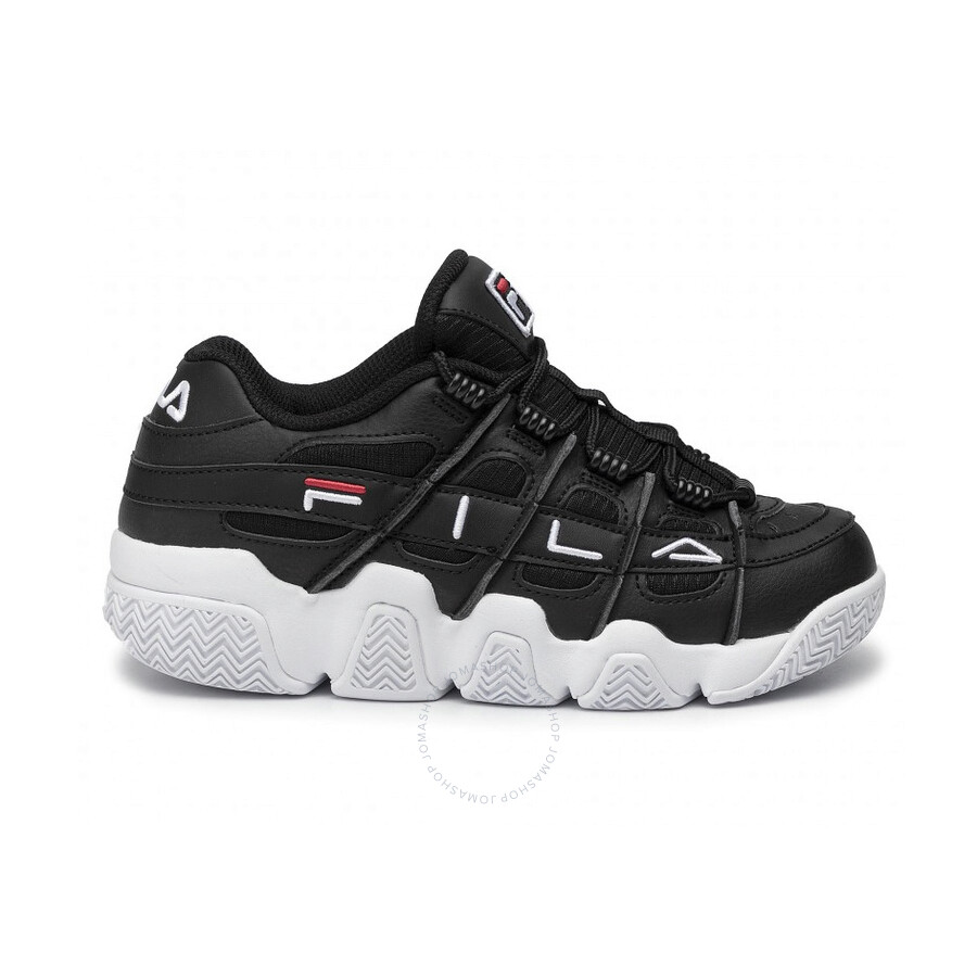Fila Ladies Uproot Black White Fila Red Sneakers 5bm00539 014 Shoes Jomashop