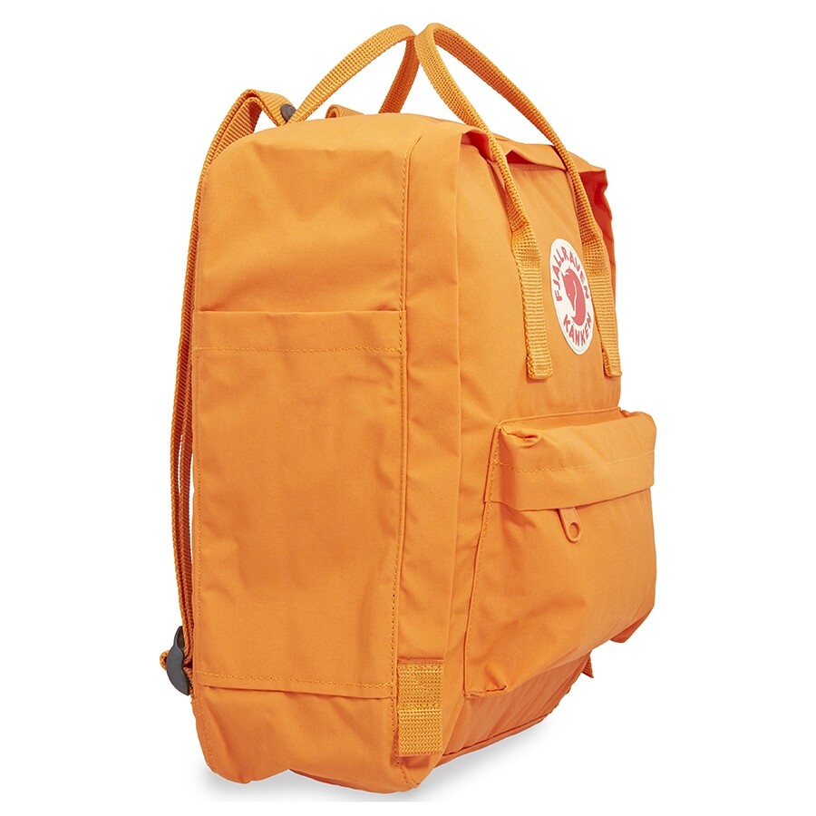 fjallraven orange backpack