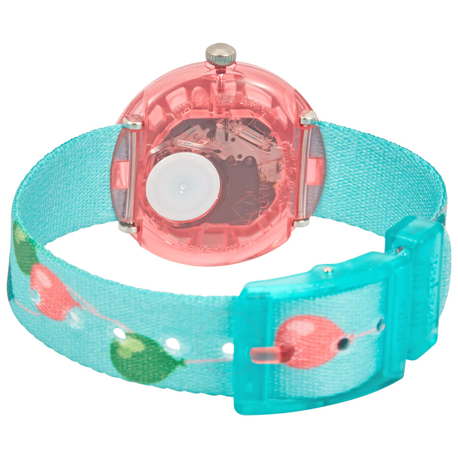 Flik Flak Ballola Quartz White Dial Girls Watch FBNP082 Watches