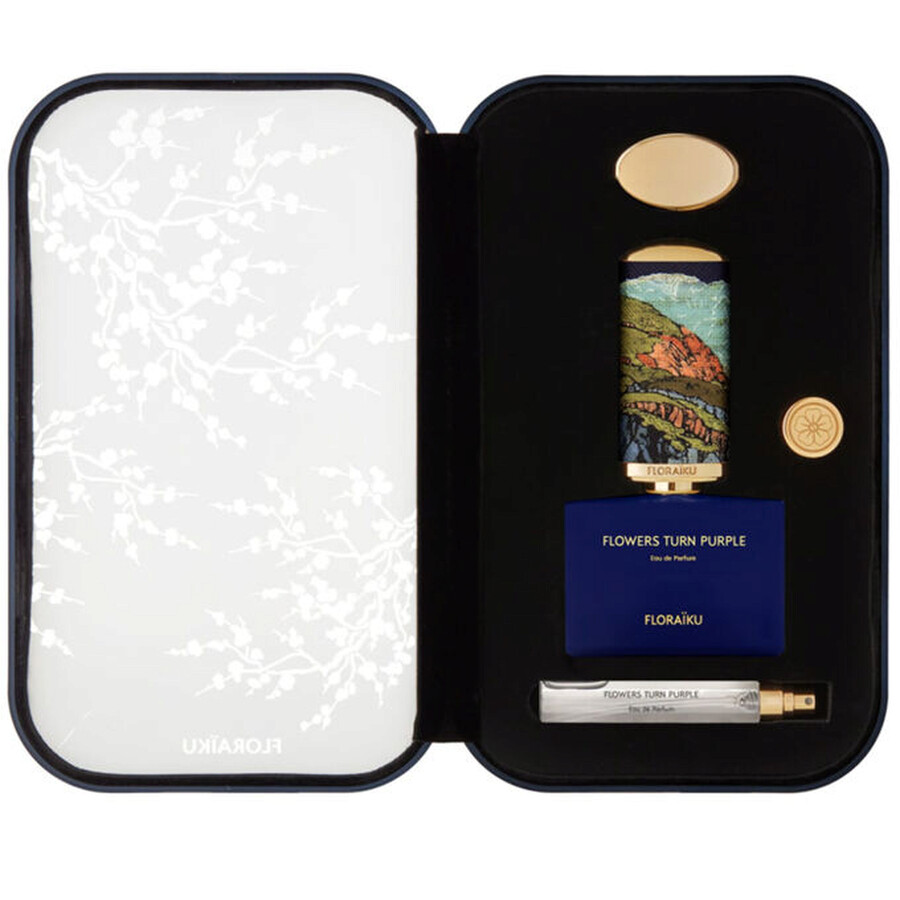 Floraiku Paris Unisex Flowers Turn Purple Gift Set Fragrances