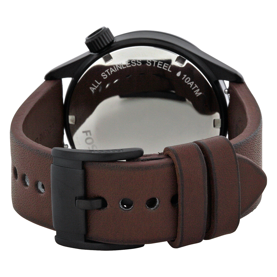 Fossil Aeroflite Black Dial Brown 