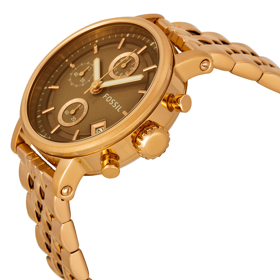 Fossil Boyfriend Chronograph Brown Dial 