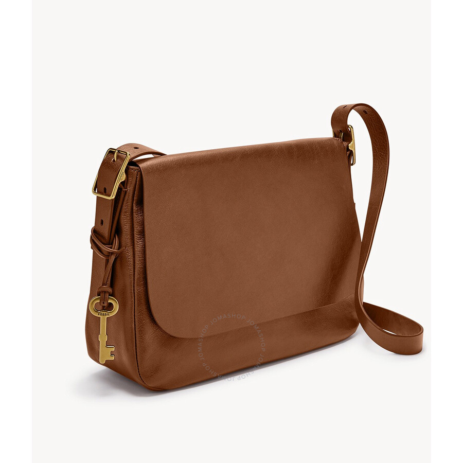 Fossil Brown Harper Large Saddle Crossbody ZB6760200 723764496161