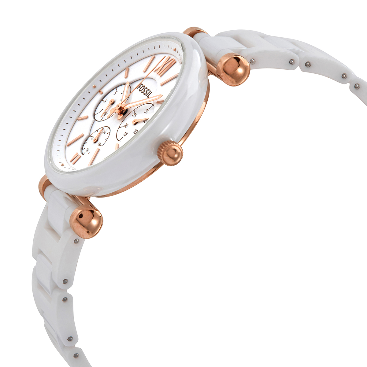 Fossil Carlie Chronograph Quartz White 