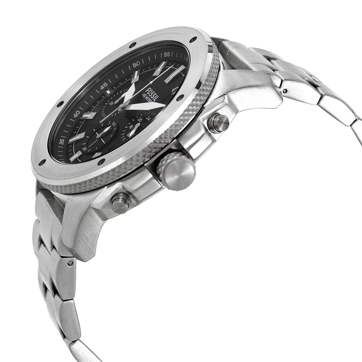 Fossil Chronograph Quartz Black Dial 