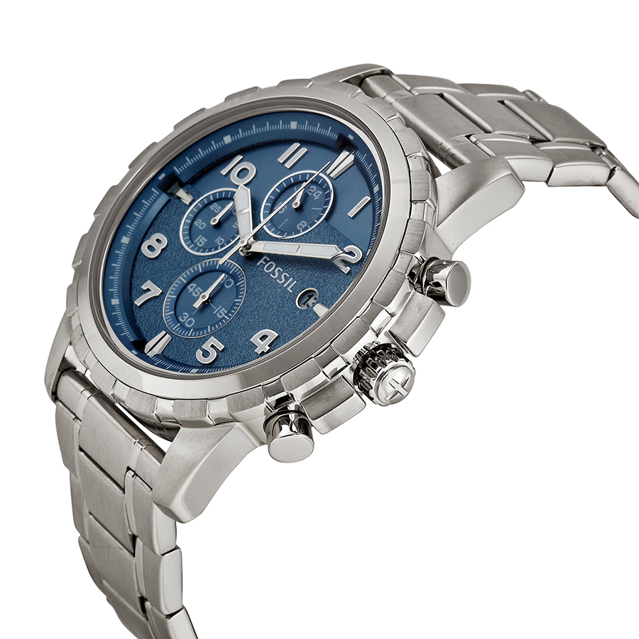 Fossil Dean Chronograph Blue Dial 