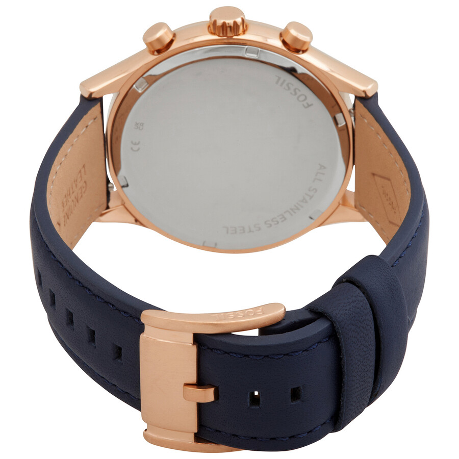 Fossil Fenmore Multi-Function Quartz Blue Dial Men's Watch BQ2412 ...