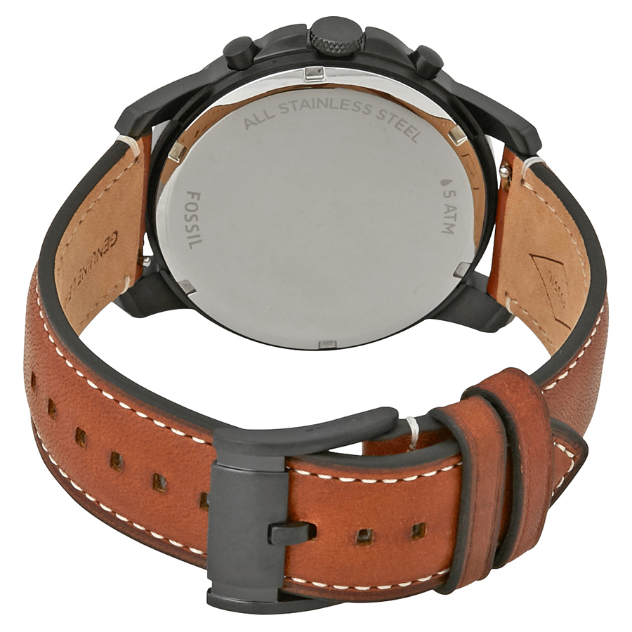 Fossil Grant Chronograph Black Dial Men 