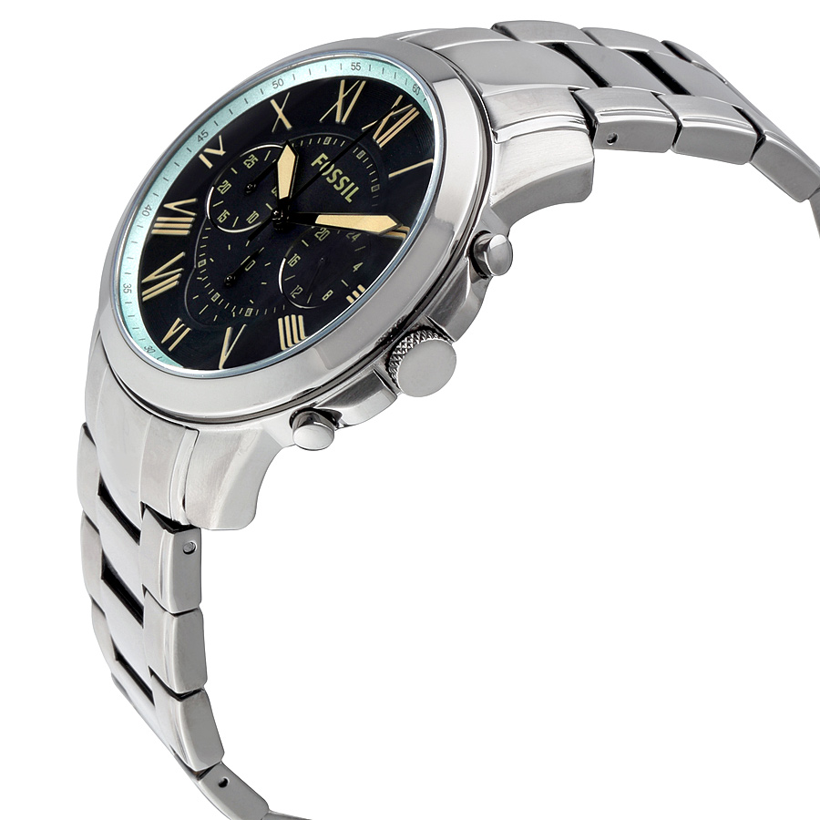 Fossil Grant Chronograph Gunmetal Dial 