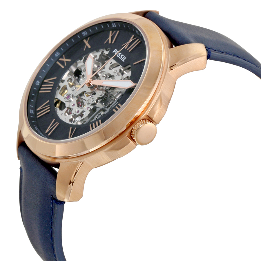 Fossil Grant Automatic Navy Blue 