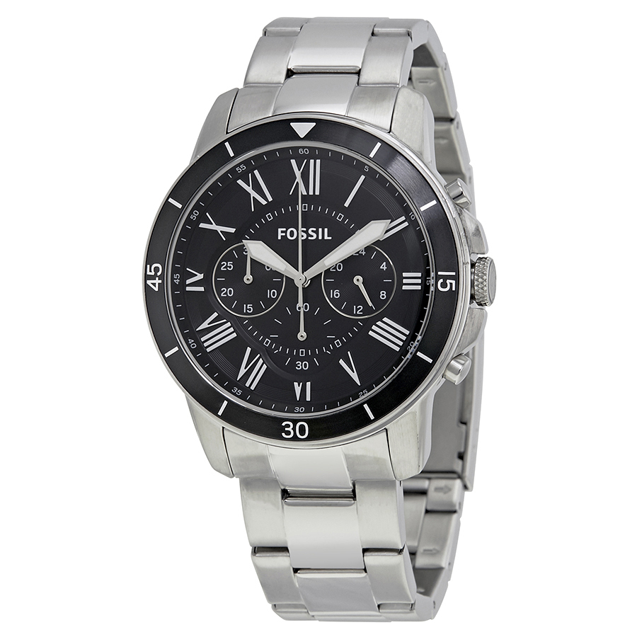 Men's Fossil Grant Sport Stainless Steel Chronograph Watch FS5236