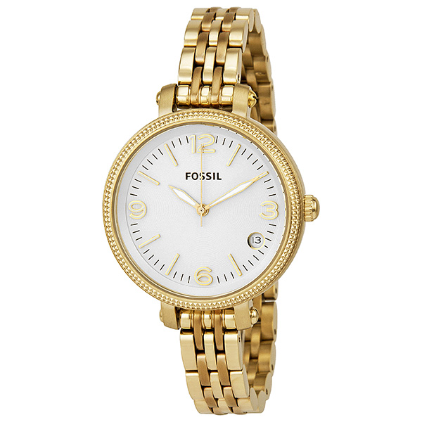 Fossil Heather White Dial Gold-tone 