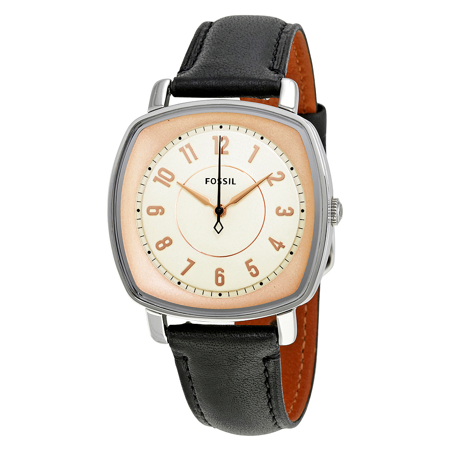 Fossil Idealist Beige Dial Ladies Watch 