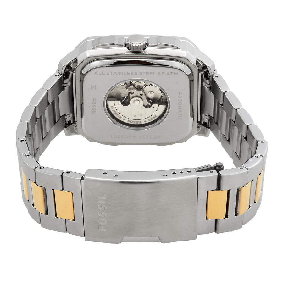 Fossil Inscription Automatic Black Dial Men's Watch ME3237 796483590441