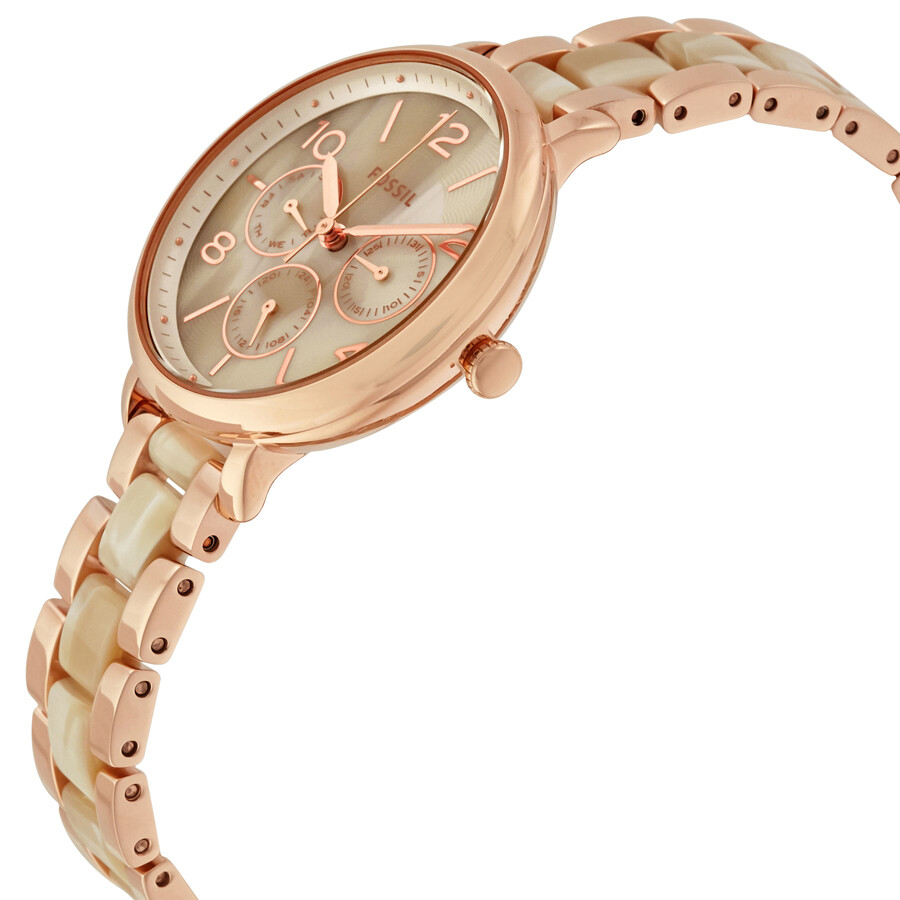 Fossil Jacqueline Multifunction Beige Dial Ladies Watch ES3921