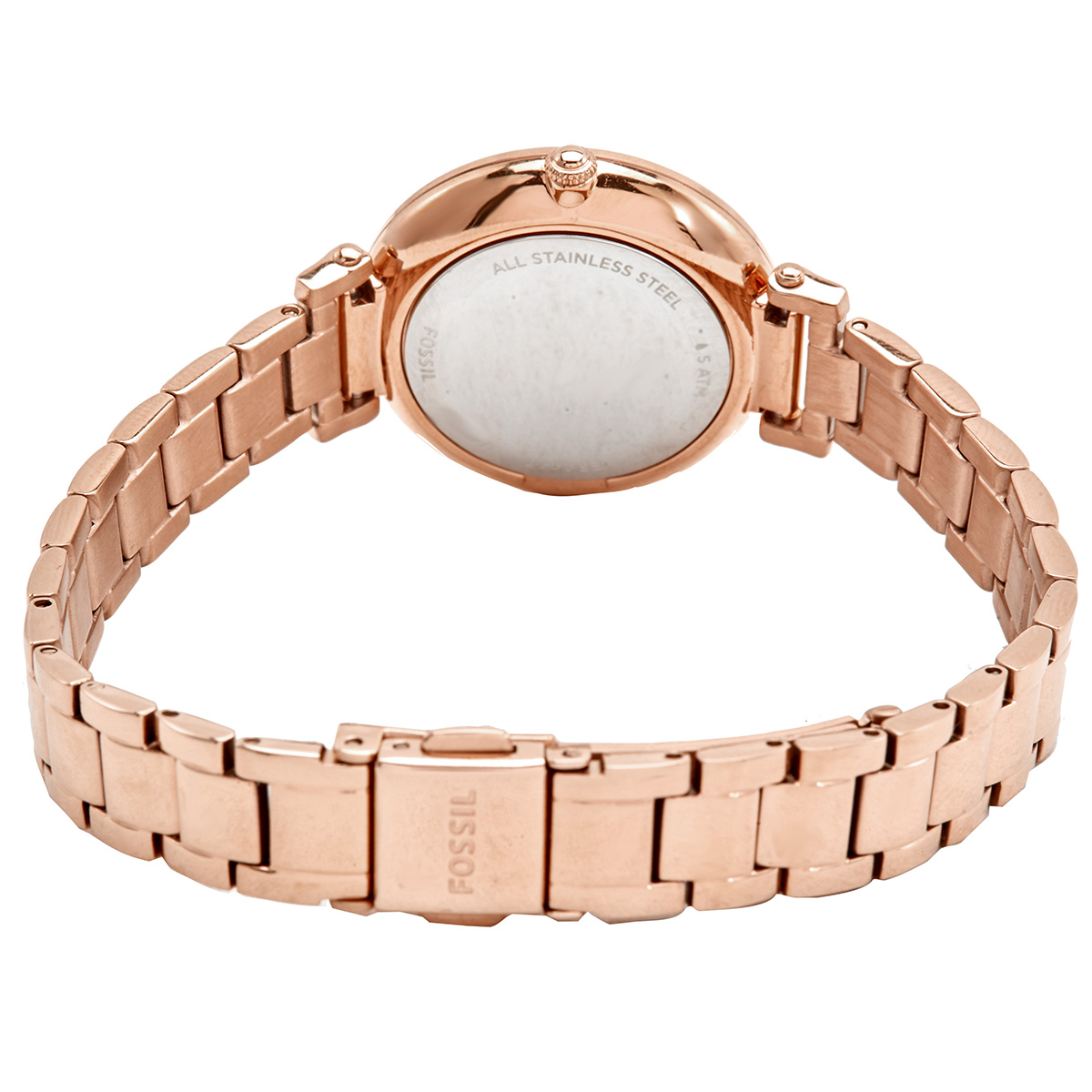 Fossil Kinsey Quartz Rose Gold Dial 
