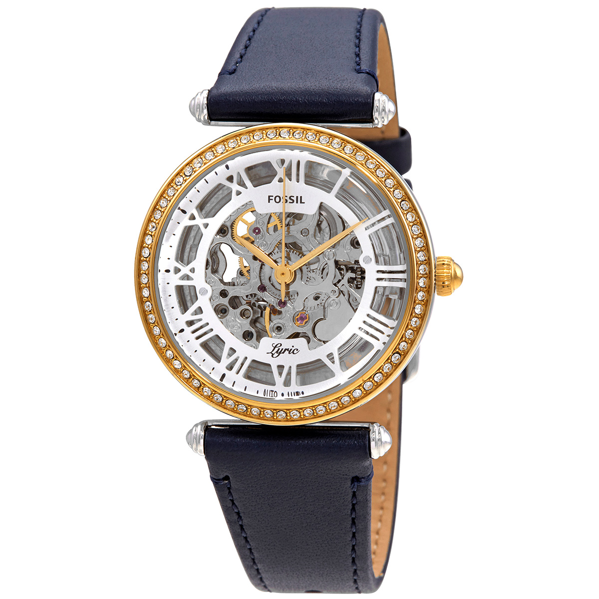 Fossil Lyric Automatic Crystal Silver 