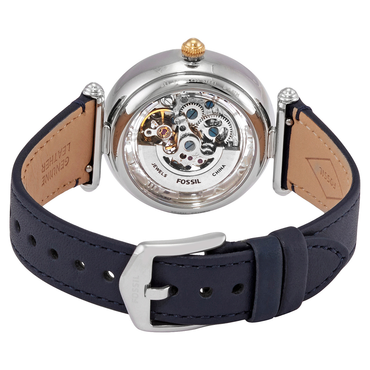 Fossil Lyric Automatic Crystal Silver 