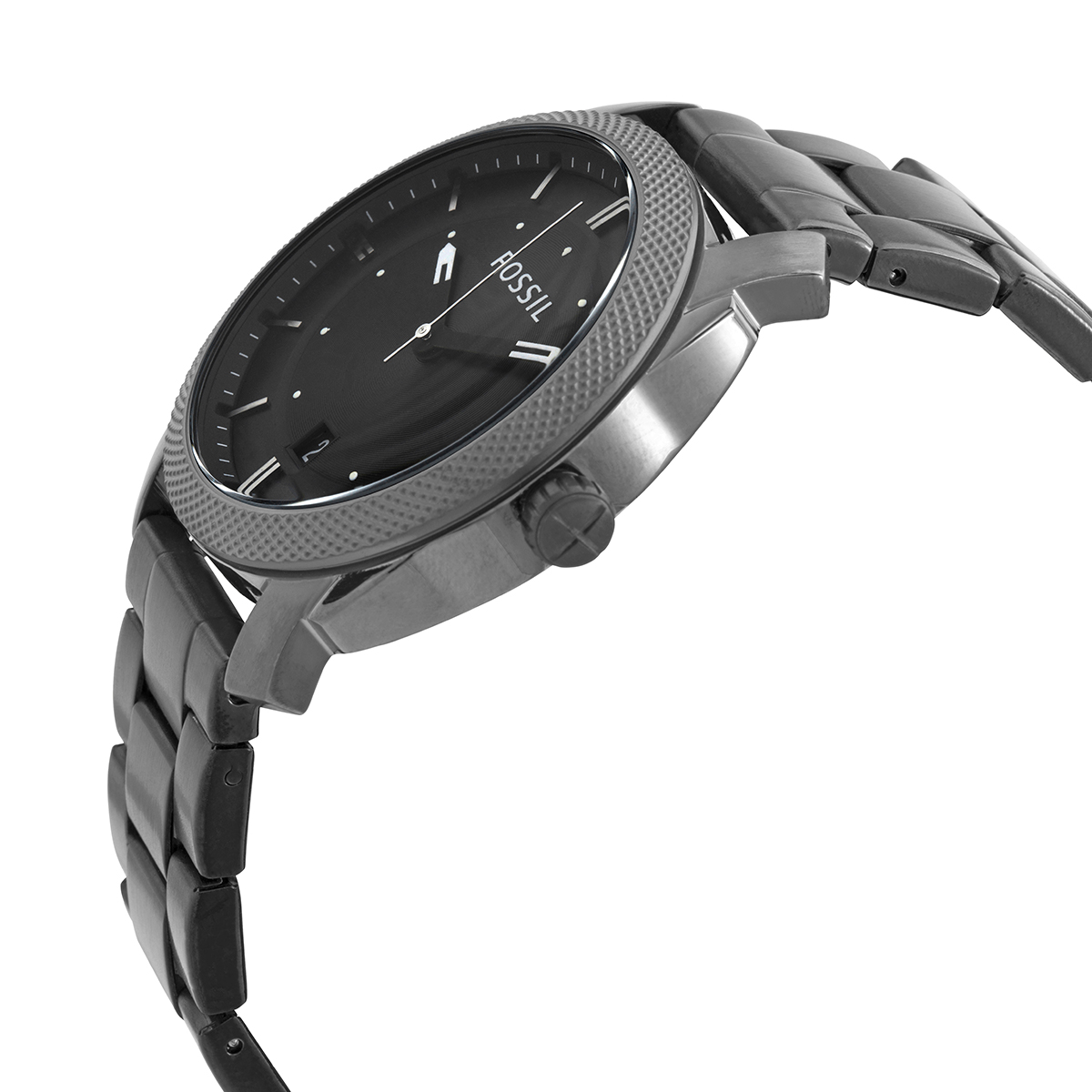 Fossil Machine Black Dial Smoke Ion 